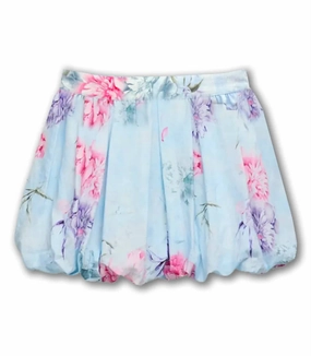 Daily Essential Affordable Fashion Quinn Skirt Jr In Blue Dream Floral