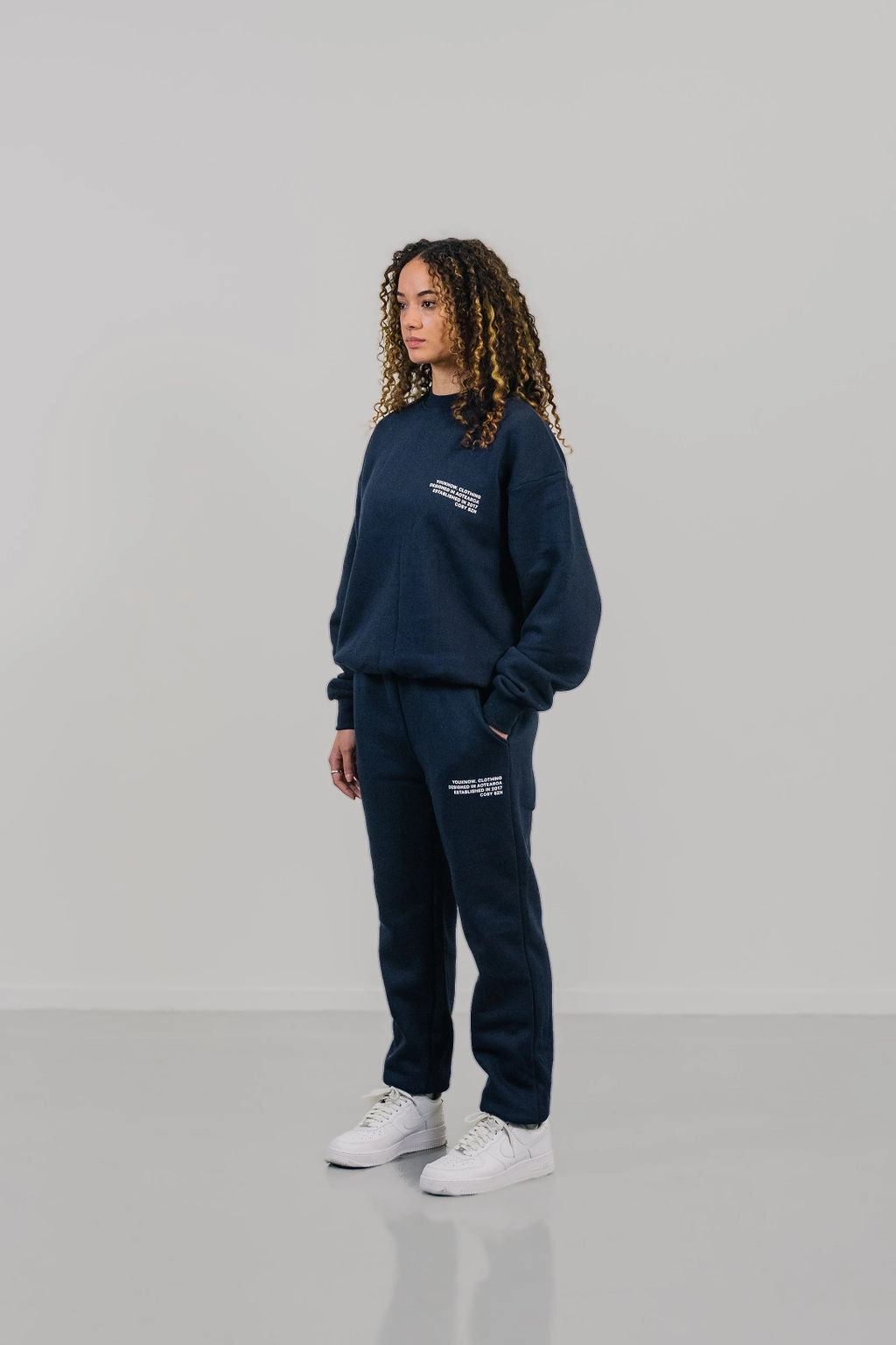 Loose Design SoftTouchFinish Cosyszn Sweatpants | Navy