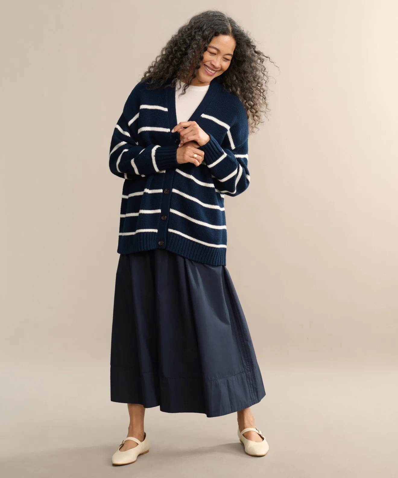 Chloe Cardigan Layered Ventilation Design