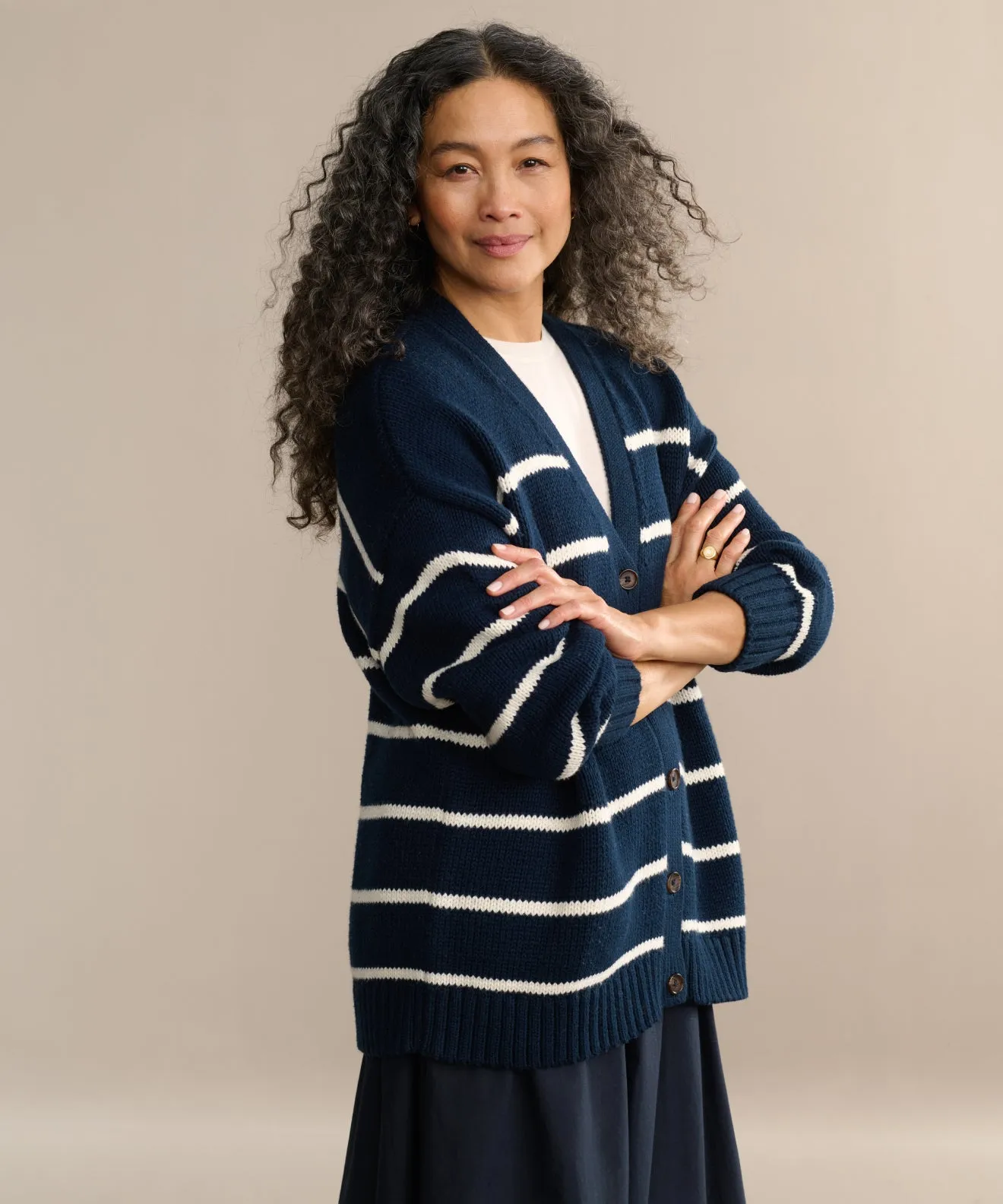 Relaxed Armhole Fit Chloe Cardigan