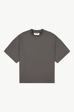 Premium Cotton Minimalist Design Nothing Heavyweight Tee | Concrete