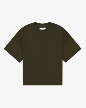 Nothing Heavyweight Tee | Deep Olive Soft and Stylish