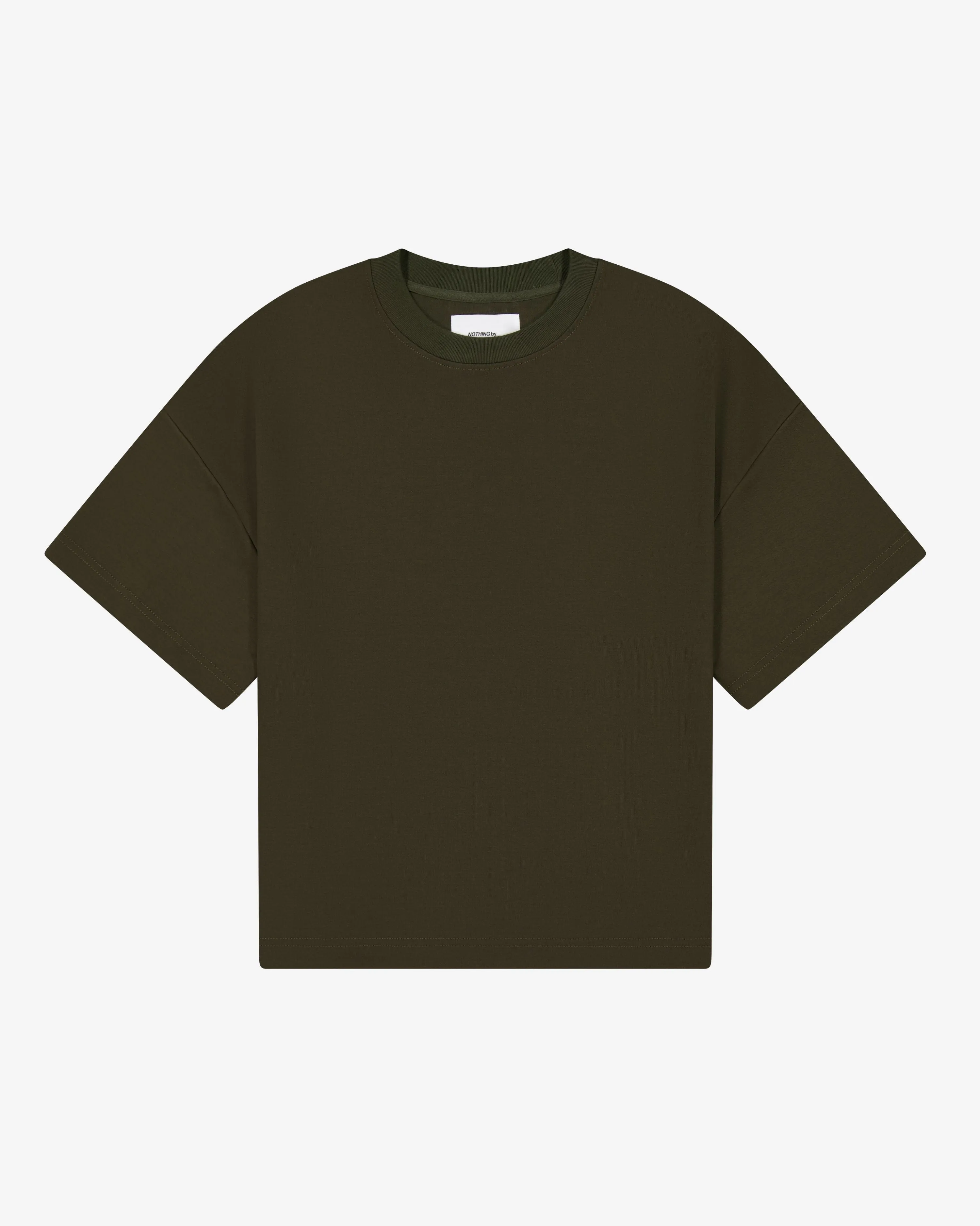 Nothing Heavyweight Tee | Deep Olive Soft and Stylish