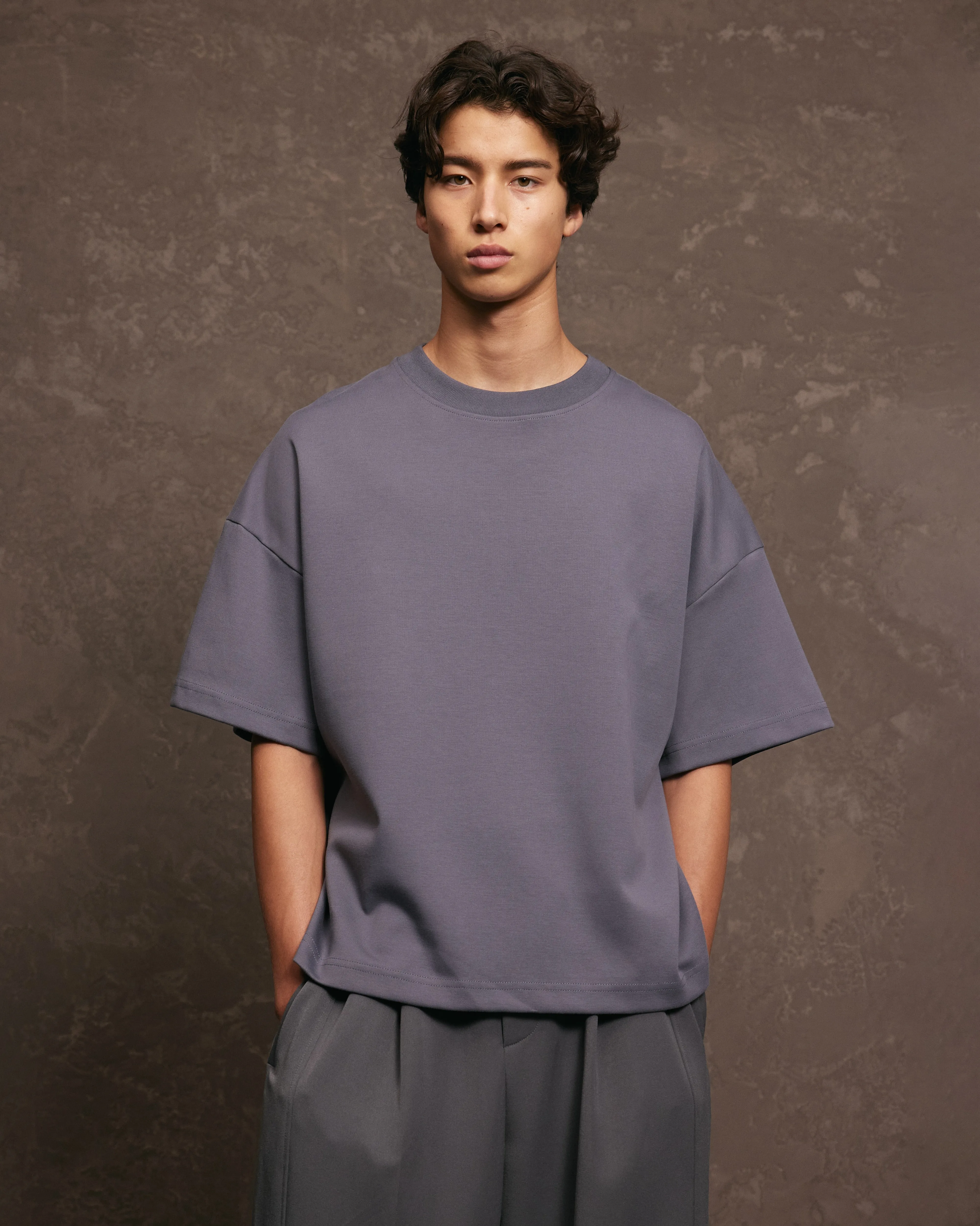 Comfy Look Outdoor Activity Nothing Heavyweight Tee | Denim