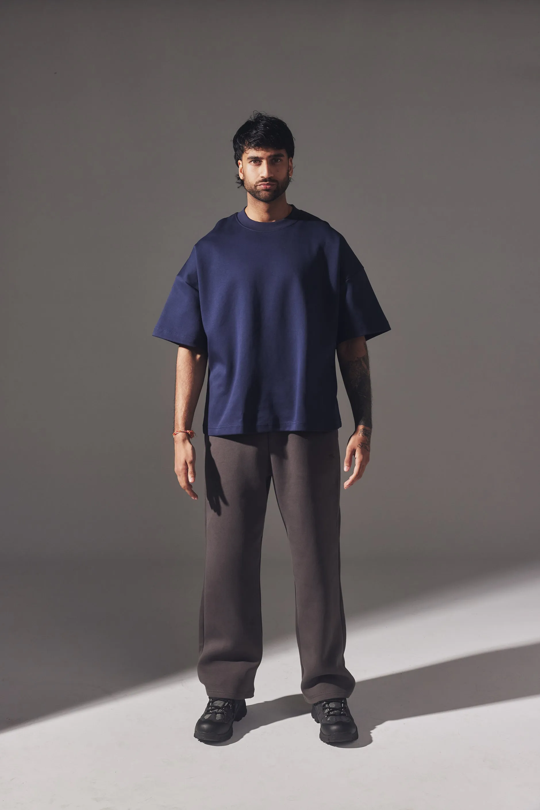 Non Irritating Tags Casual Touch Nothing Heavyweight Tee | Midnight Blue