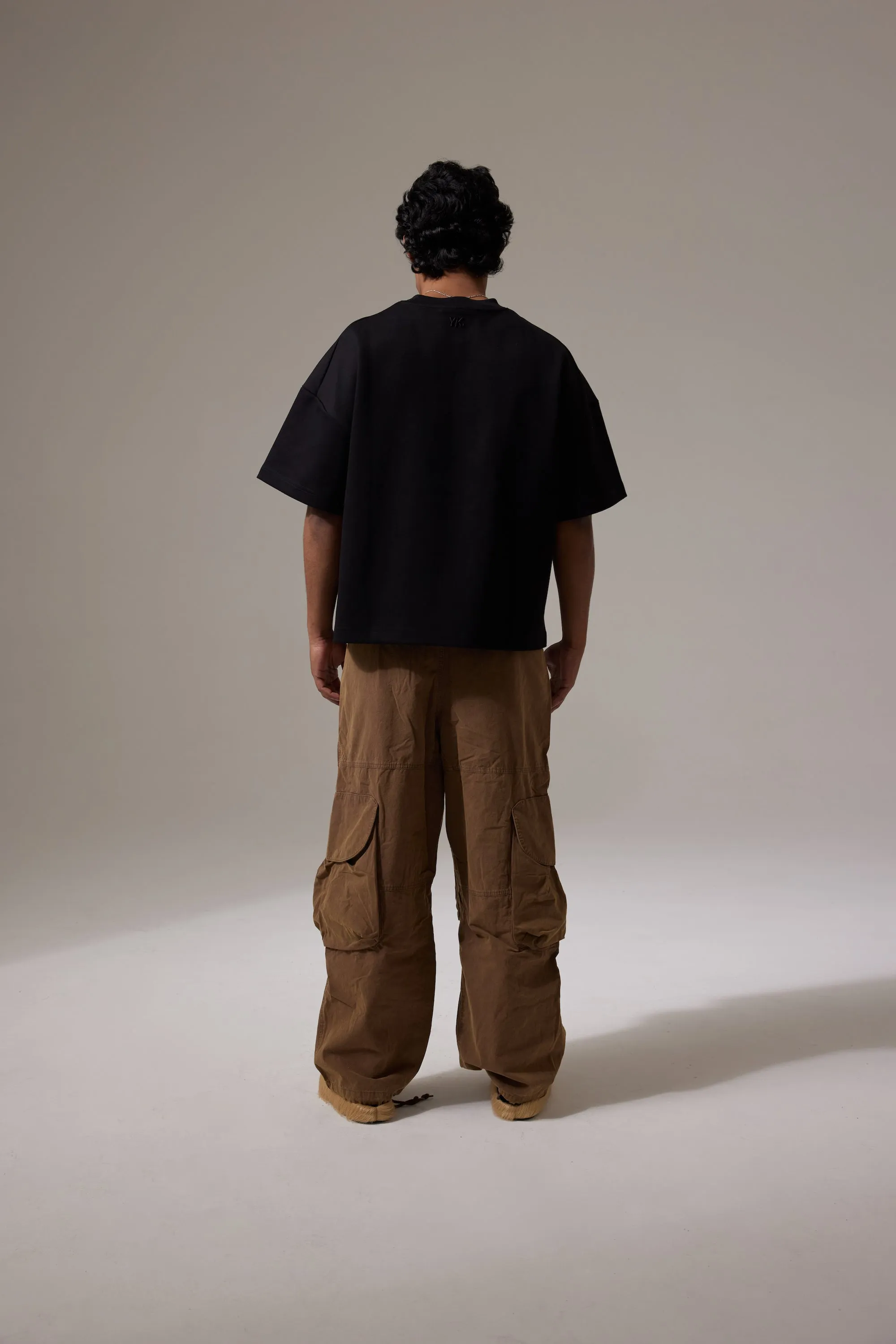 Versatile Design Comfortable Weave Nothing Heavyweight Tee | Tar