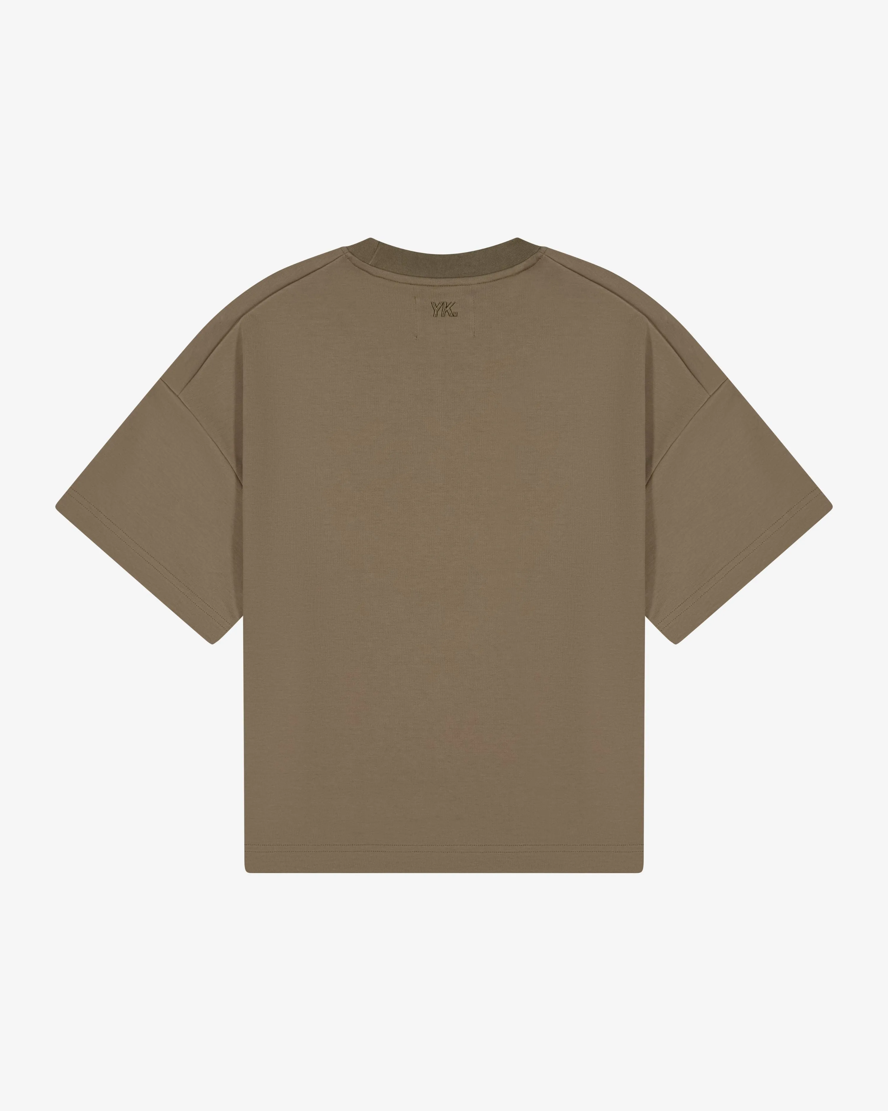 Nothing Heavyweight Tee | Taupe Abstract print Abstract mystery