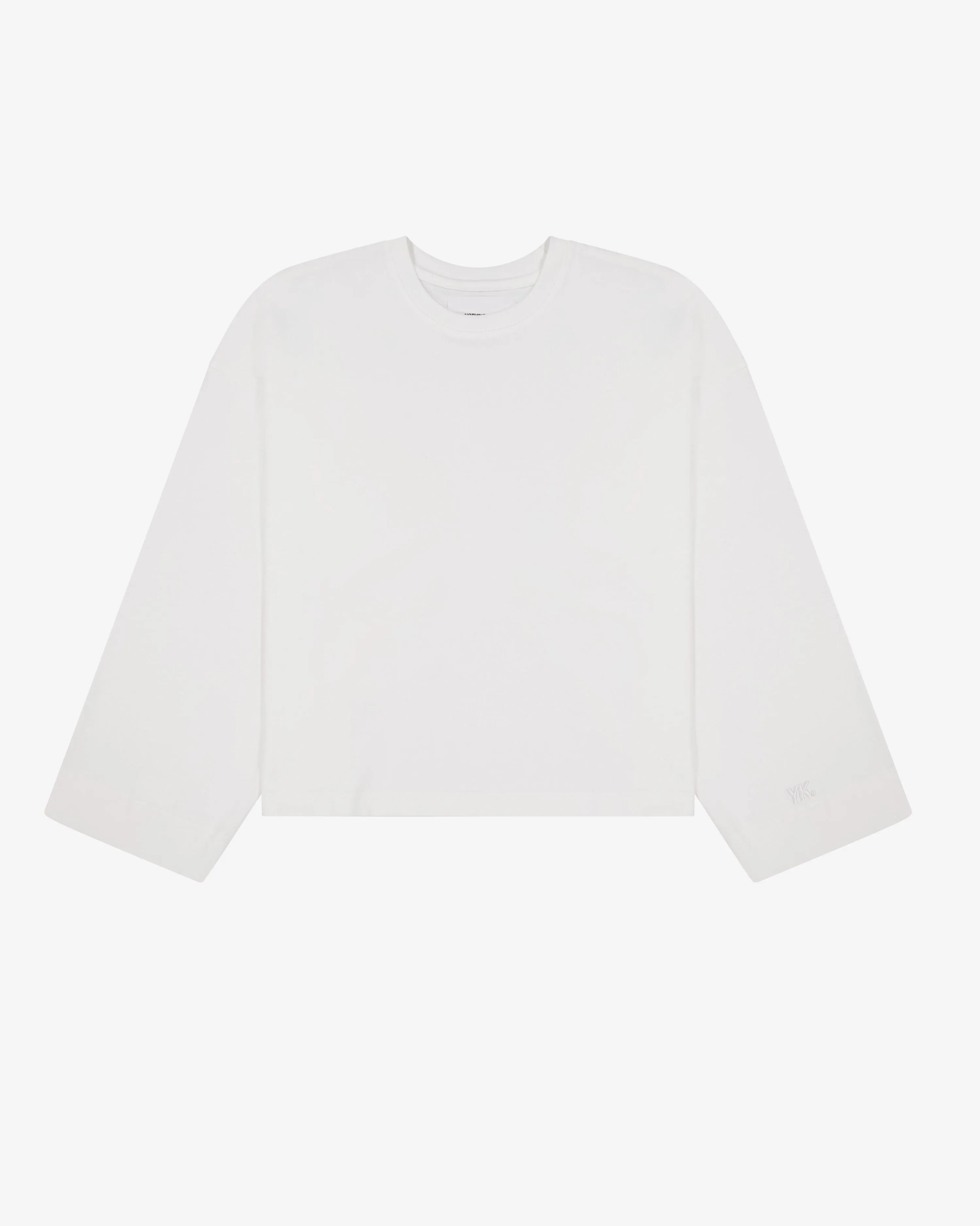 Sustainable Dye Process Nothing Longsleeve Tee | Cloud White