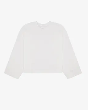 Sustainable Dye Process Nothing Longsleeve Tee | Cloud White
