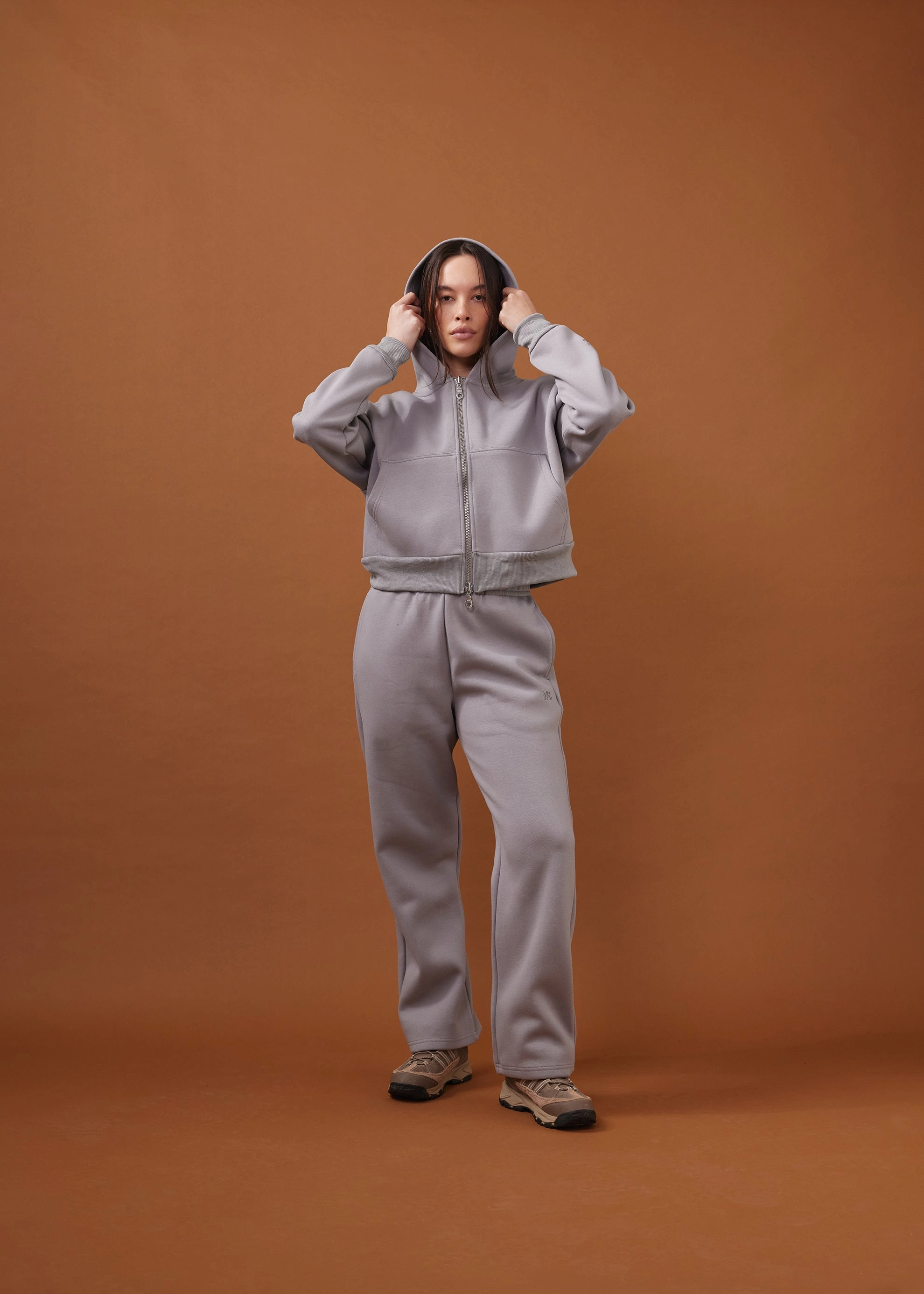 Nothing Heavyweight Structured Sweatpants | Ice Grey AbrasionGuardTape OdorResistant
