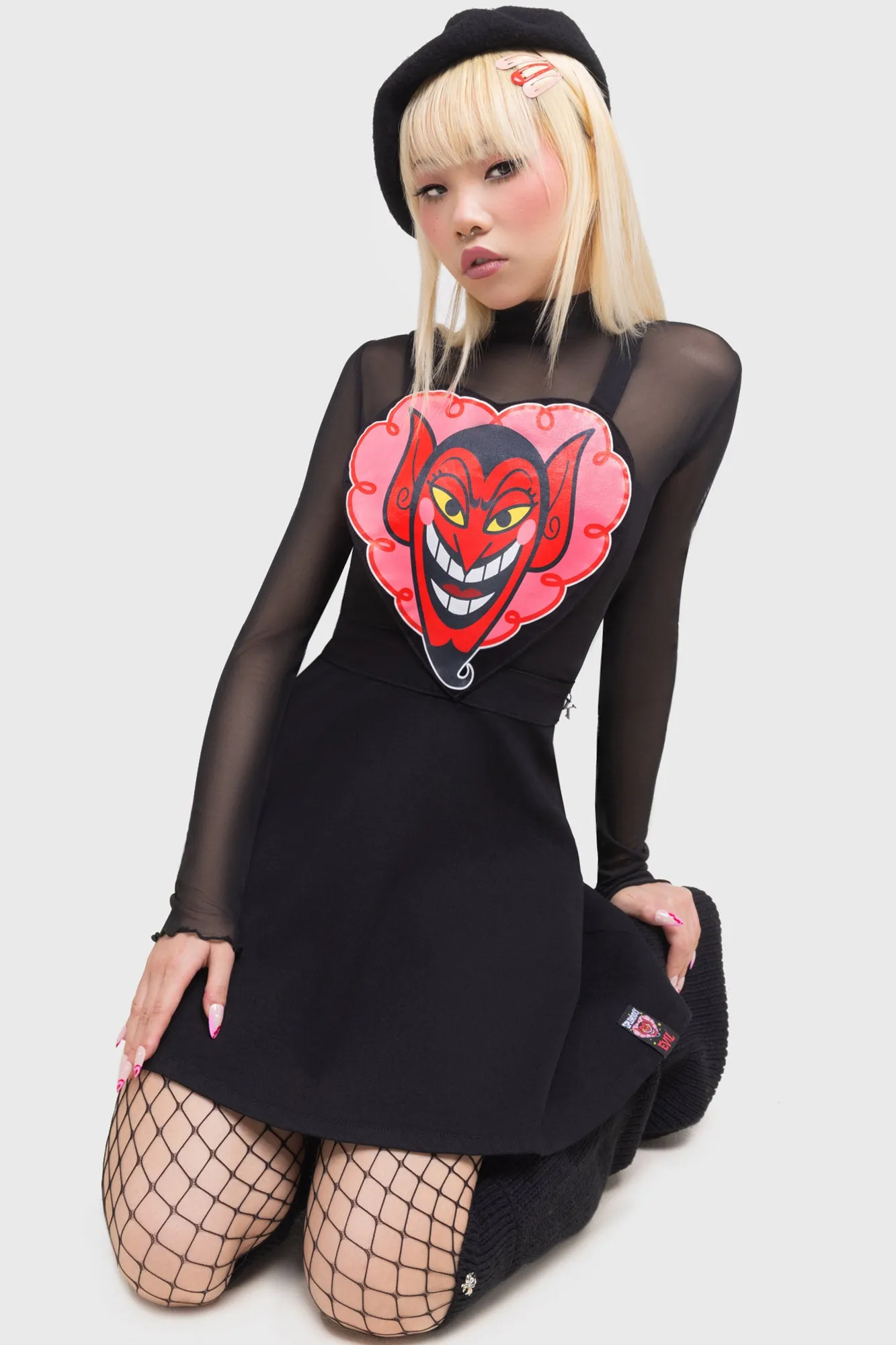 Relaxed work dress Classic A-line design I Feel Pretty Oh So Pretty Pinafore