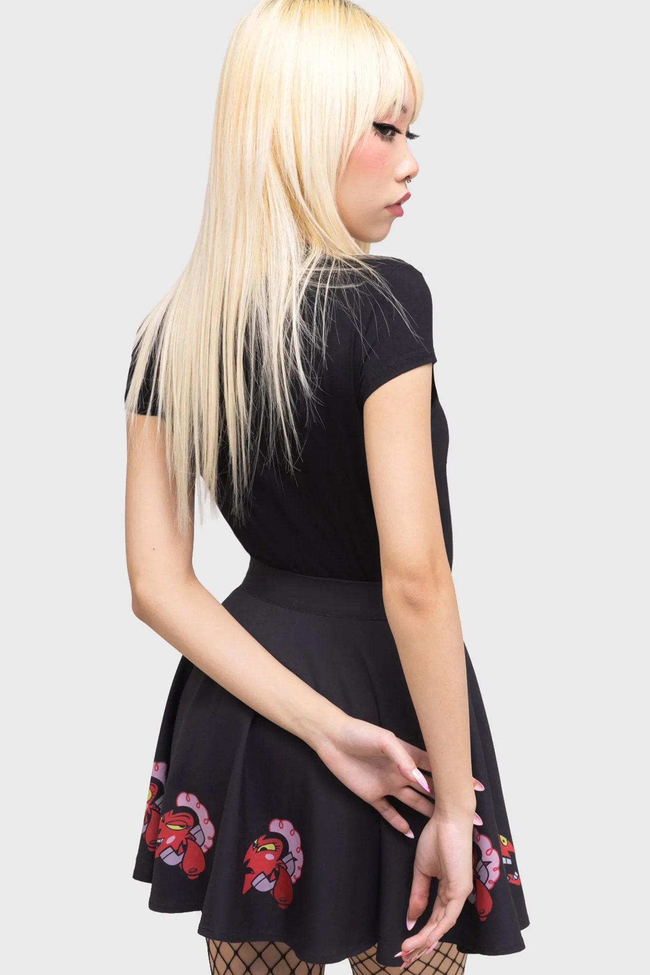 Chic Fit Oh So Evil Skater Skirt