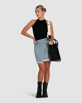 Dance With Me Denim Mini Skirt Modern Look Family Celebration