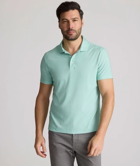 Comfort top Non Restrictive Cuff Wrinkle-Free Printed Damaschino Polo