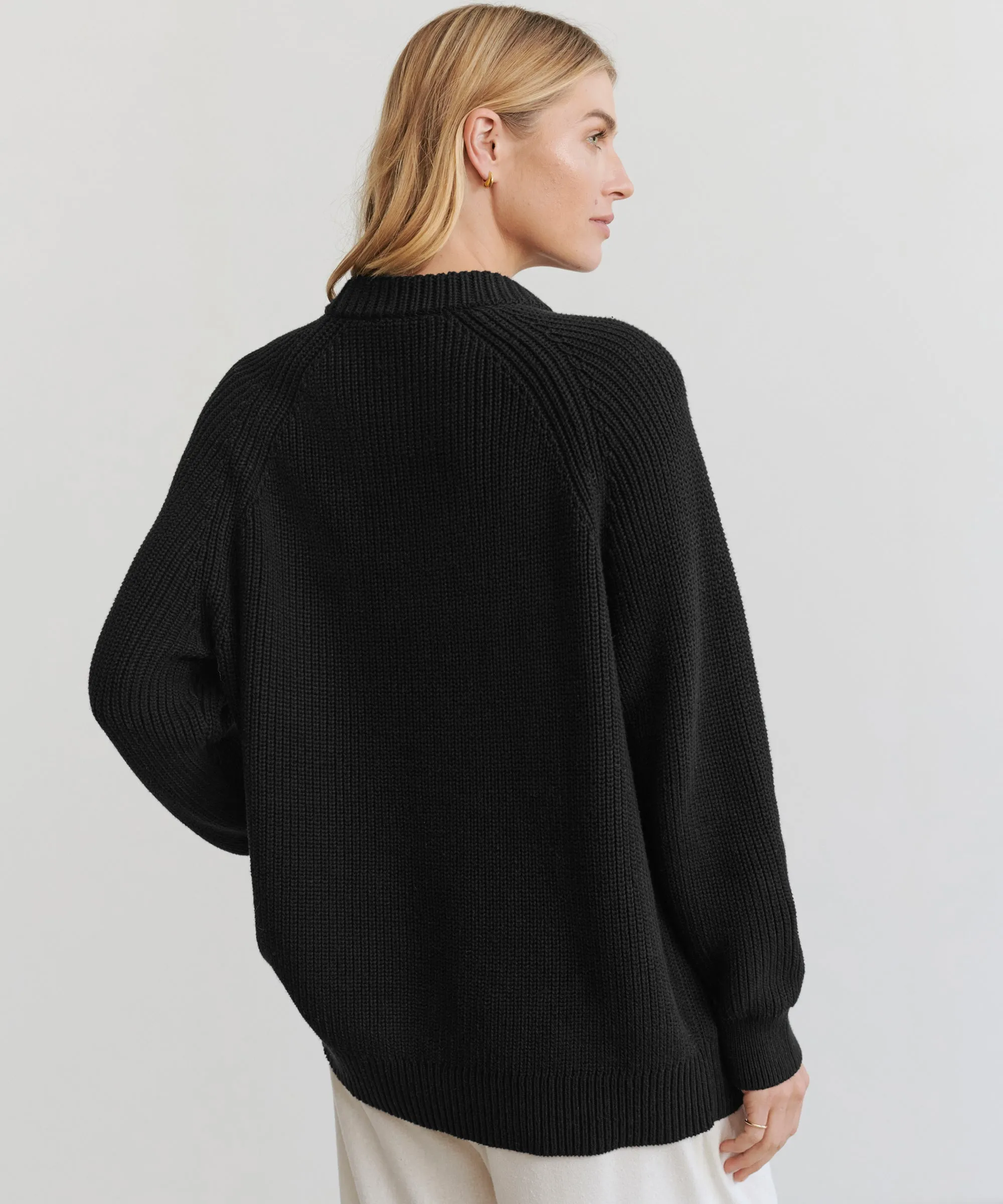 Oversized Cotton Fisherman Anti Pilling Finish Worn In