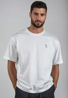 OVERSIZED HEAVY BLOCK T-SHIRT OFF WHITE Cozy Vibe Wear High Density Cotton