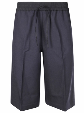 Sun Ready Sweat Wicking Fabric Oversized Bermuda Shorts With Elastic Waist