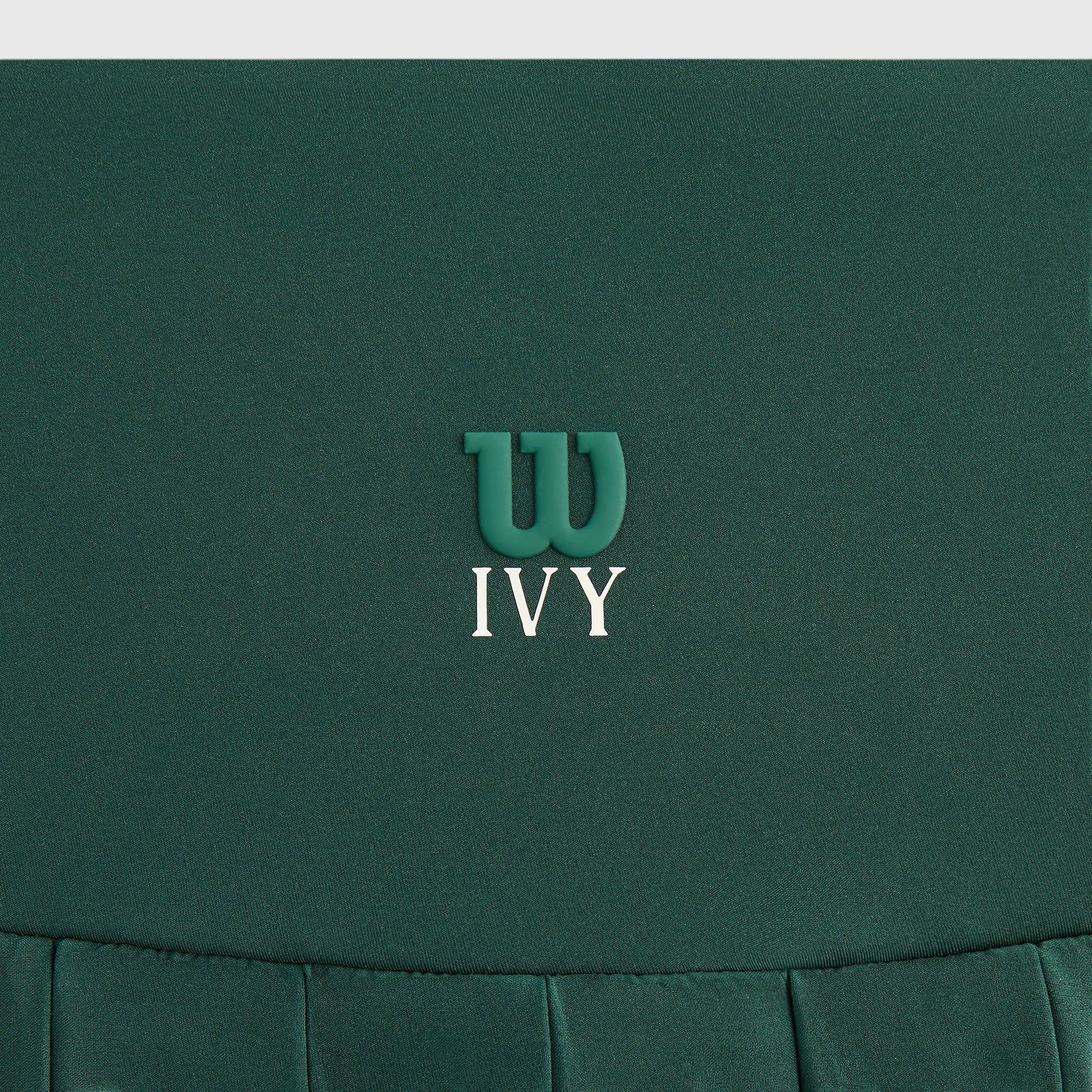 Sequined Finish Fall Favorite Kith Ivy for Wilson Women's Eastside Tennis Mini Skirt - Ivy Green