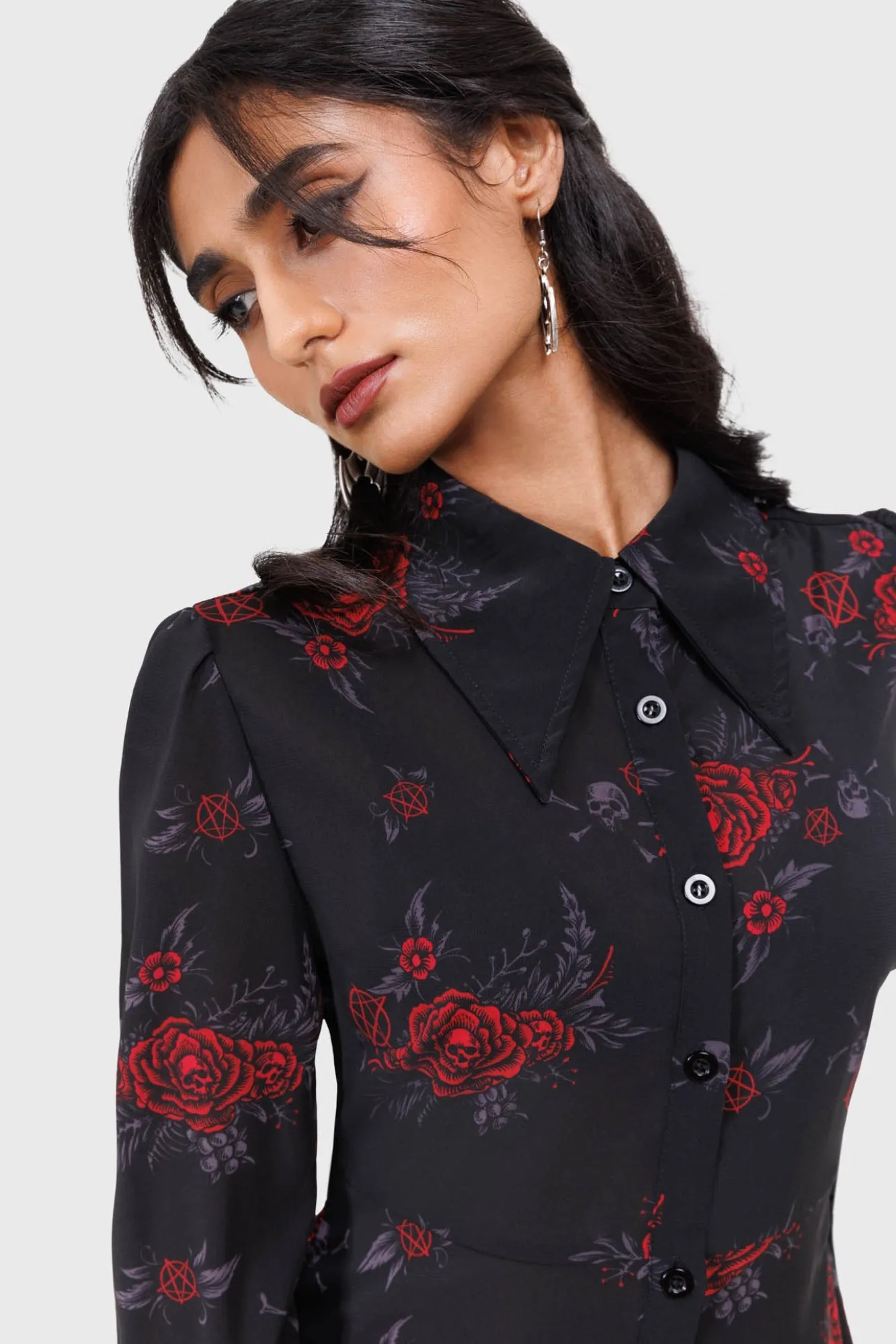 Pandora Shirt Dress Front-Pocket
