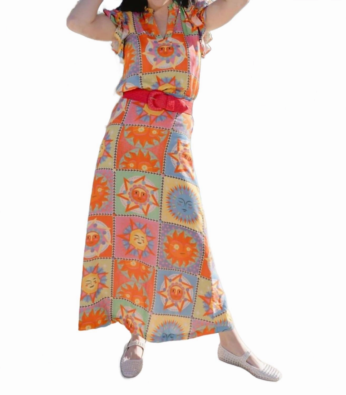 Dust Proof Fabric Tiffany Skirt In Multi