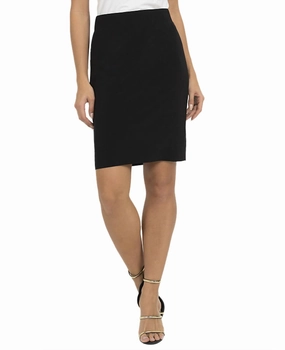 One size fits most Gentle Vibe Pencil Skirt In Black