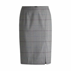 Light Moodboard One size fits most Pencil skirt in checked stretch fabric