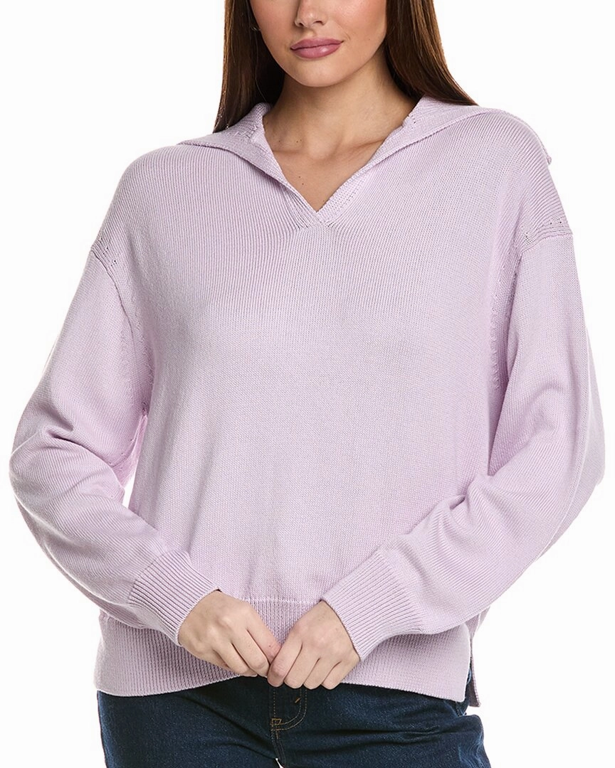 Timeless Cozy All-Purpose Knit Lafayette 148 New York Drop Shoulder Silk-Blend Sweater