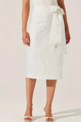 Jazmine Skirt In White Blogger Favorite