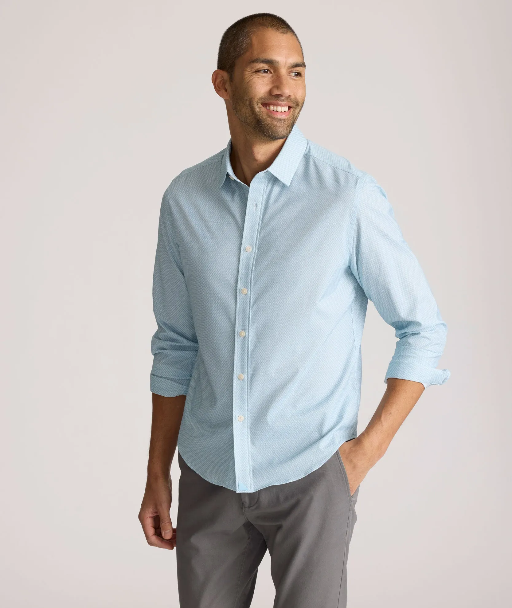 Performance Shirt Wrinkle Resistant Finish Timeless Piece