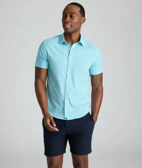 Breathable Cotton Short Sleeve Performance Short-Sleeve Shirt