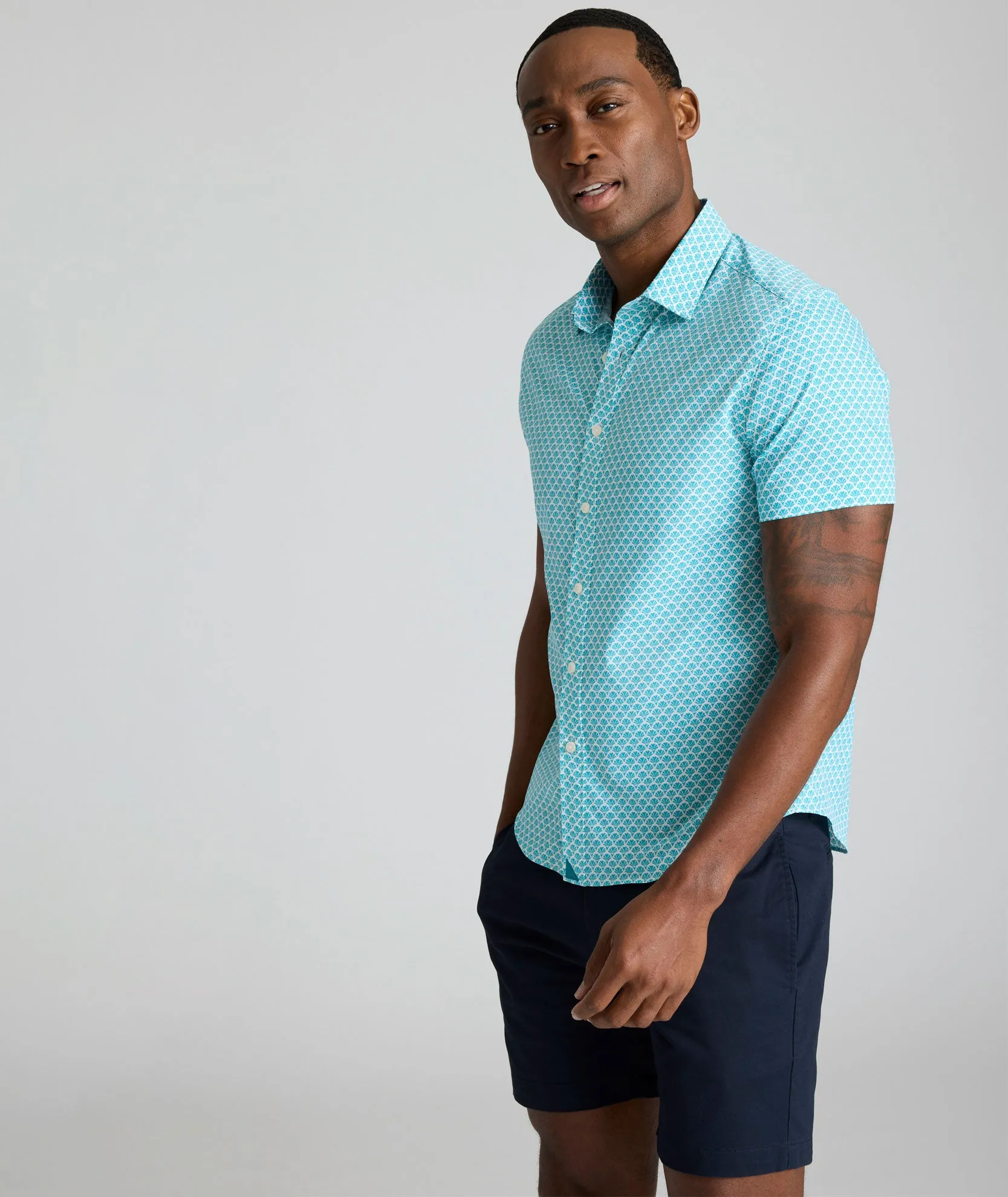 Gym Wear BBQ Party Performance Short-Sleeve Shirt