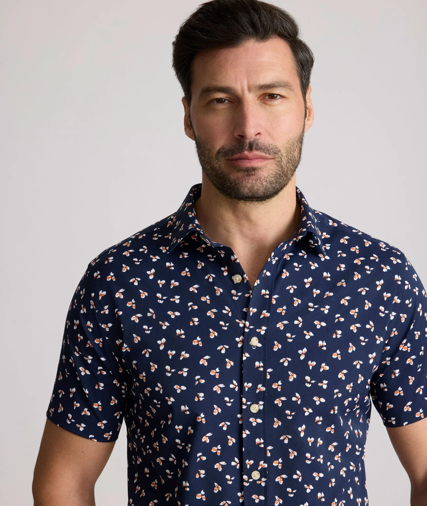 Performance Short-Sleeve Shirt High Neck