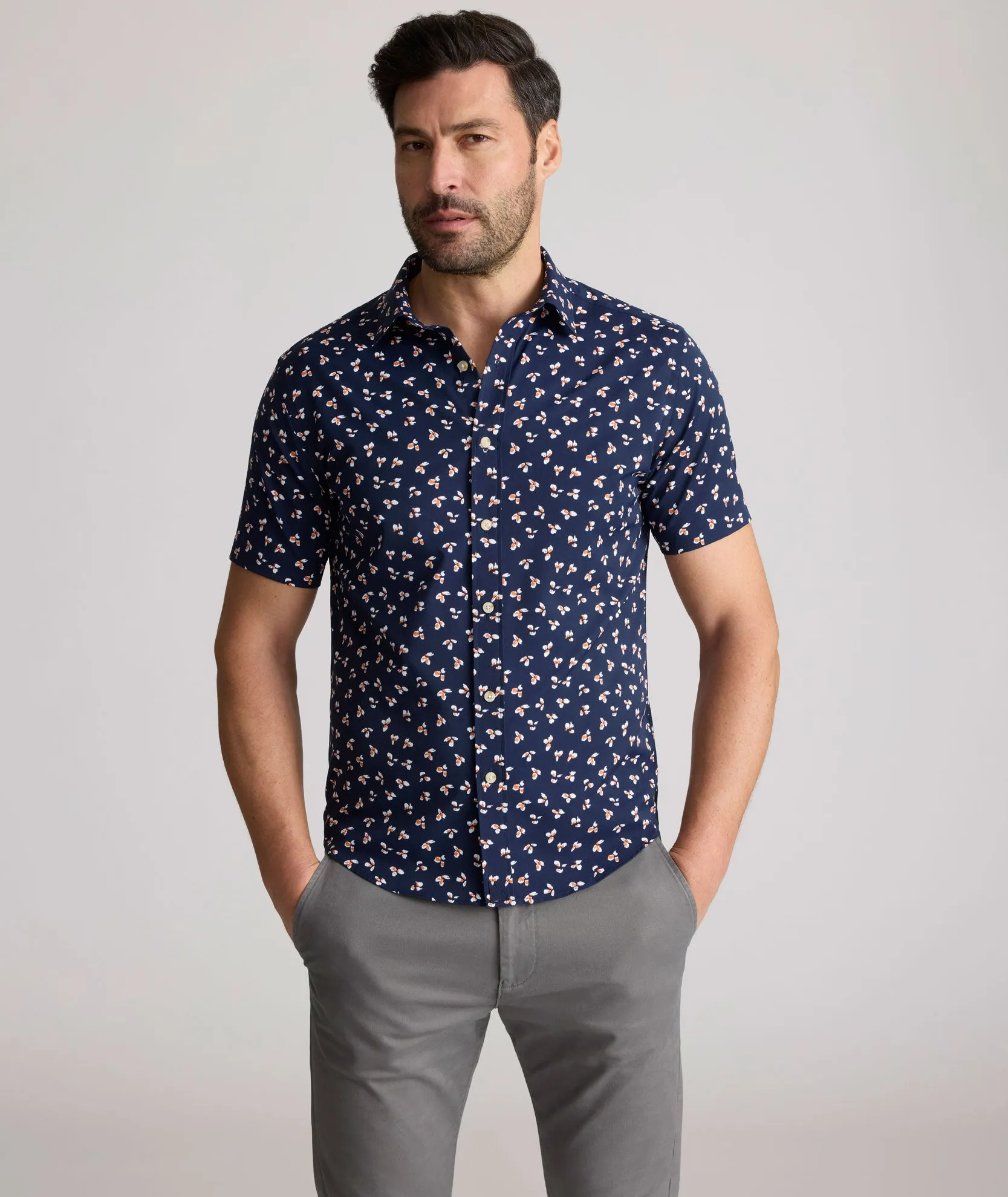 Matte Finish Performance Short-Sleeve Shirt