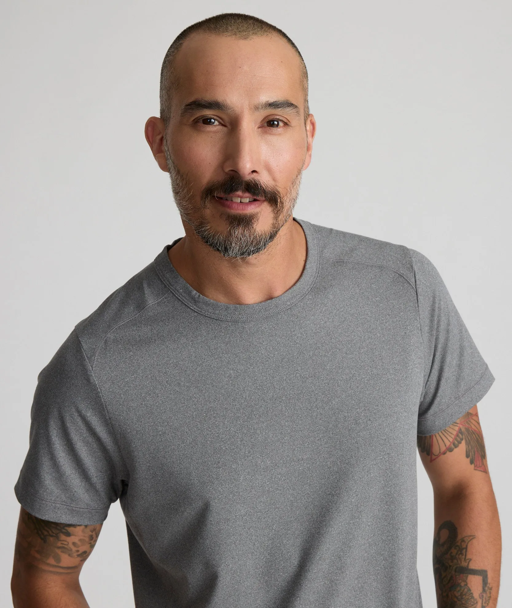Performance Tee Recycled Polyester Thread Organic Cotton