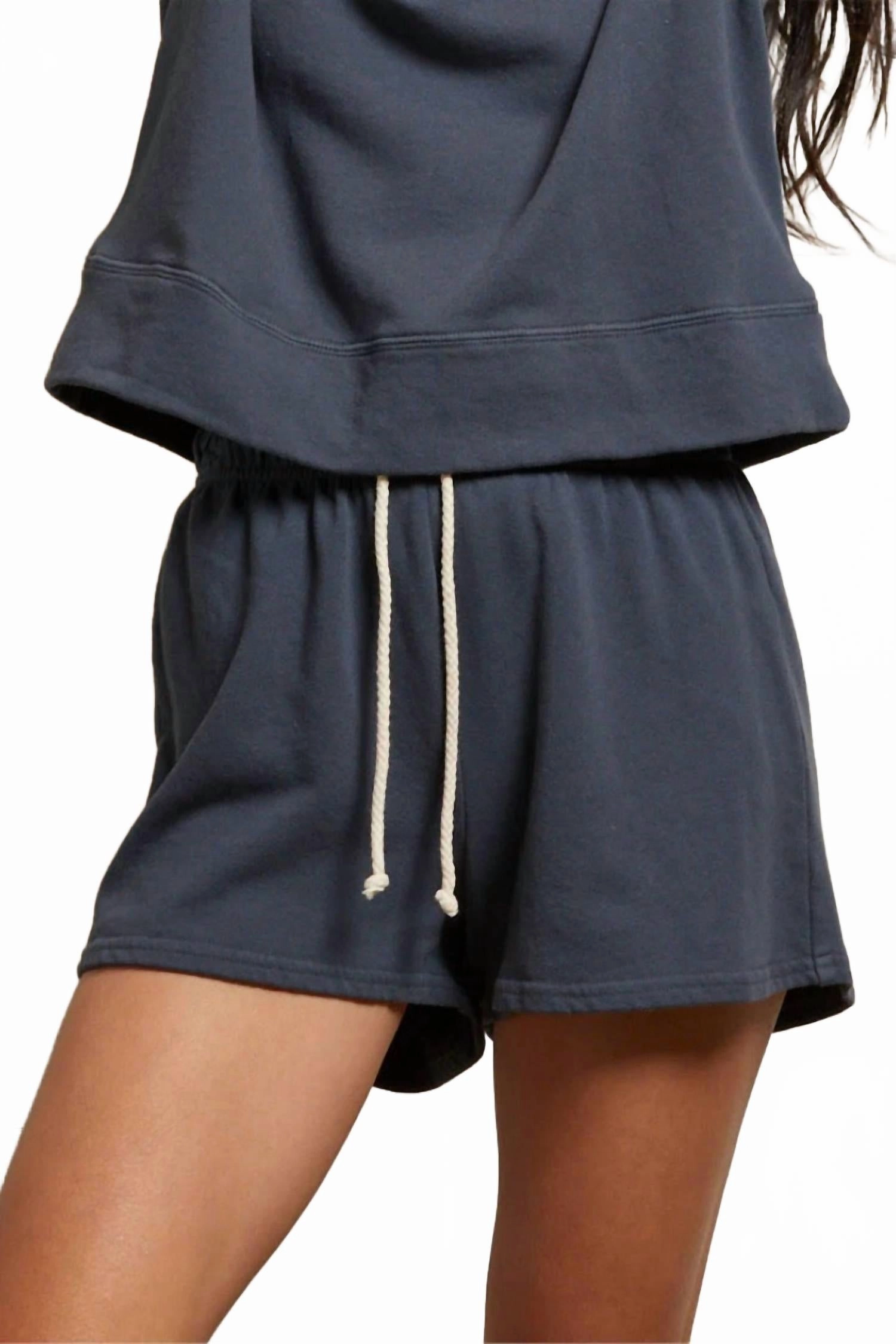 Women's Layla Terry Shorts In Night Cool Comfort