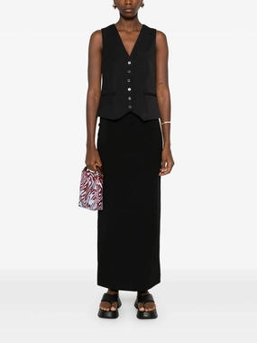 Street Vibe Petunia Maxi Skirt In Black