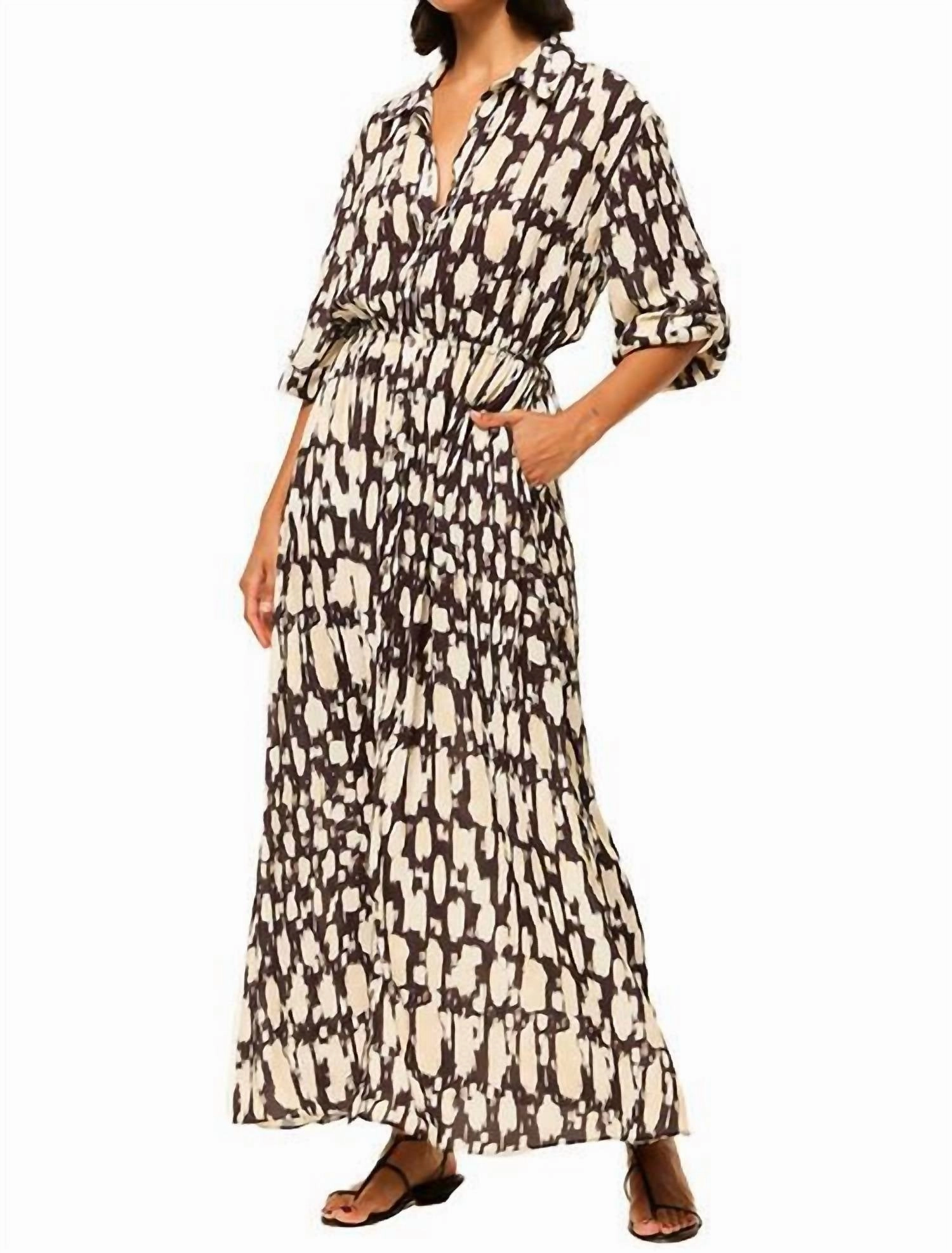 Corduroy texture Mall Brand Look Ilona Skirt In Abstract Geo