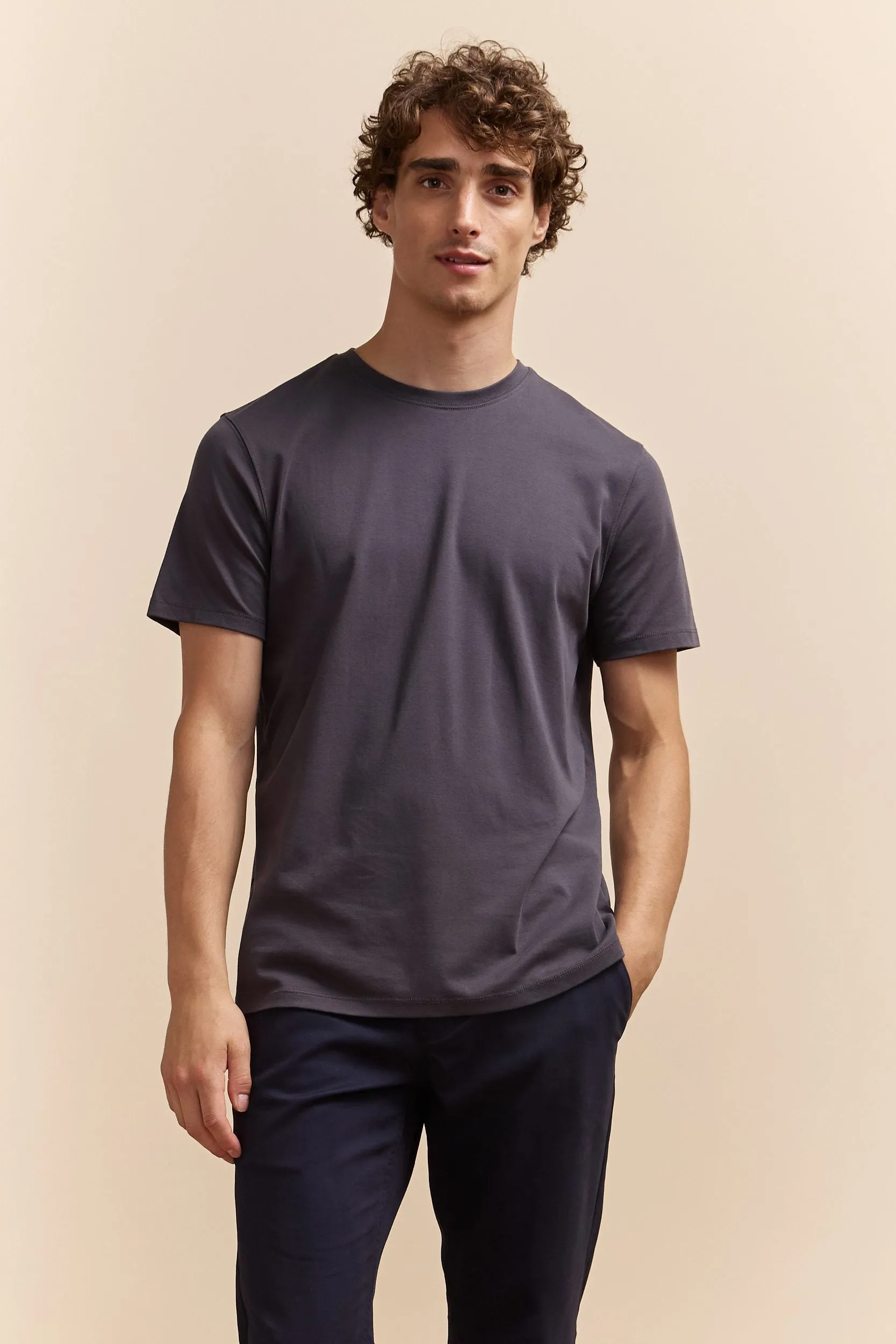 futuristic Timeless Layering Pima cotton t-shirt