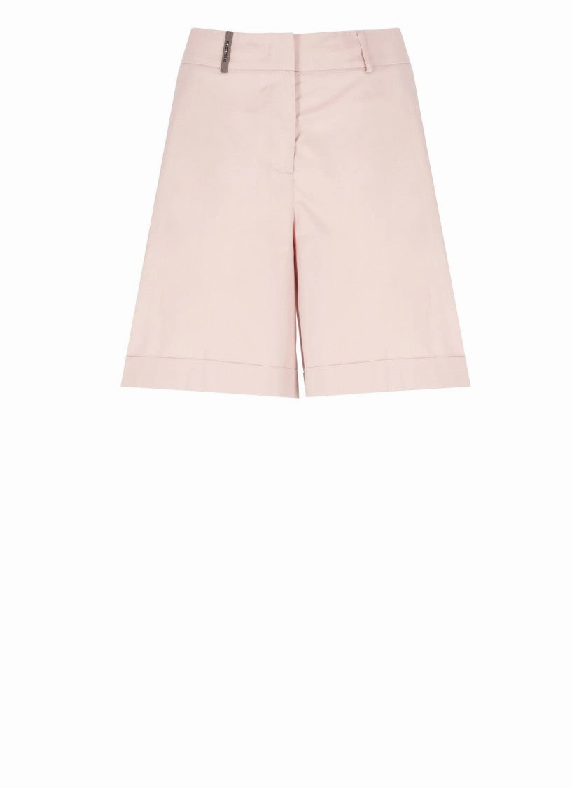 surf wear ethnic style Pink Cotton Shorts