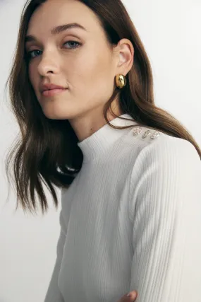 Mock neck top Effortless Wear