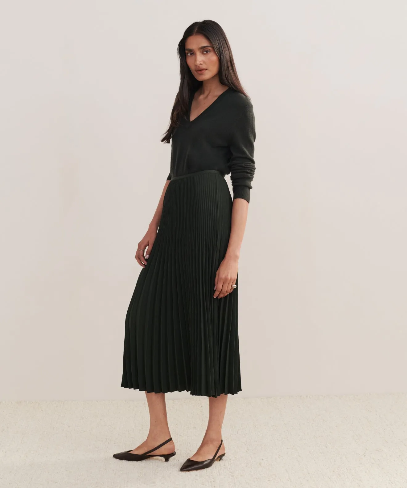 Basic Layers Pleated Skirt