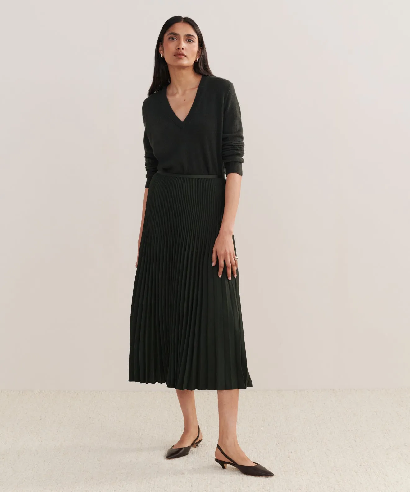 Erasable Crease Pleated Skirt