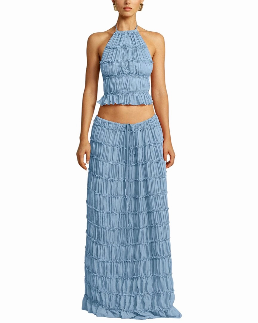 Elevated Casual DELI.S 2pc Top & Skirt Set