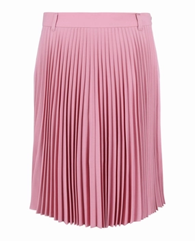 Bold Cut Signature Line Pleated Panelled Midi Skort