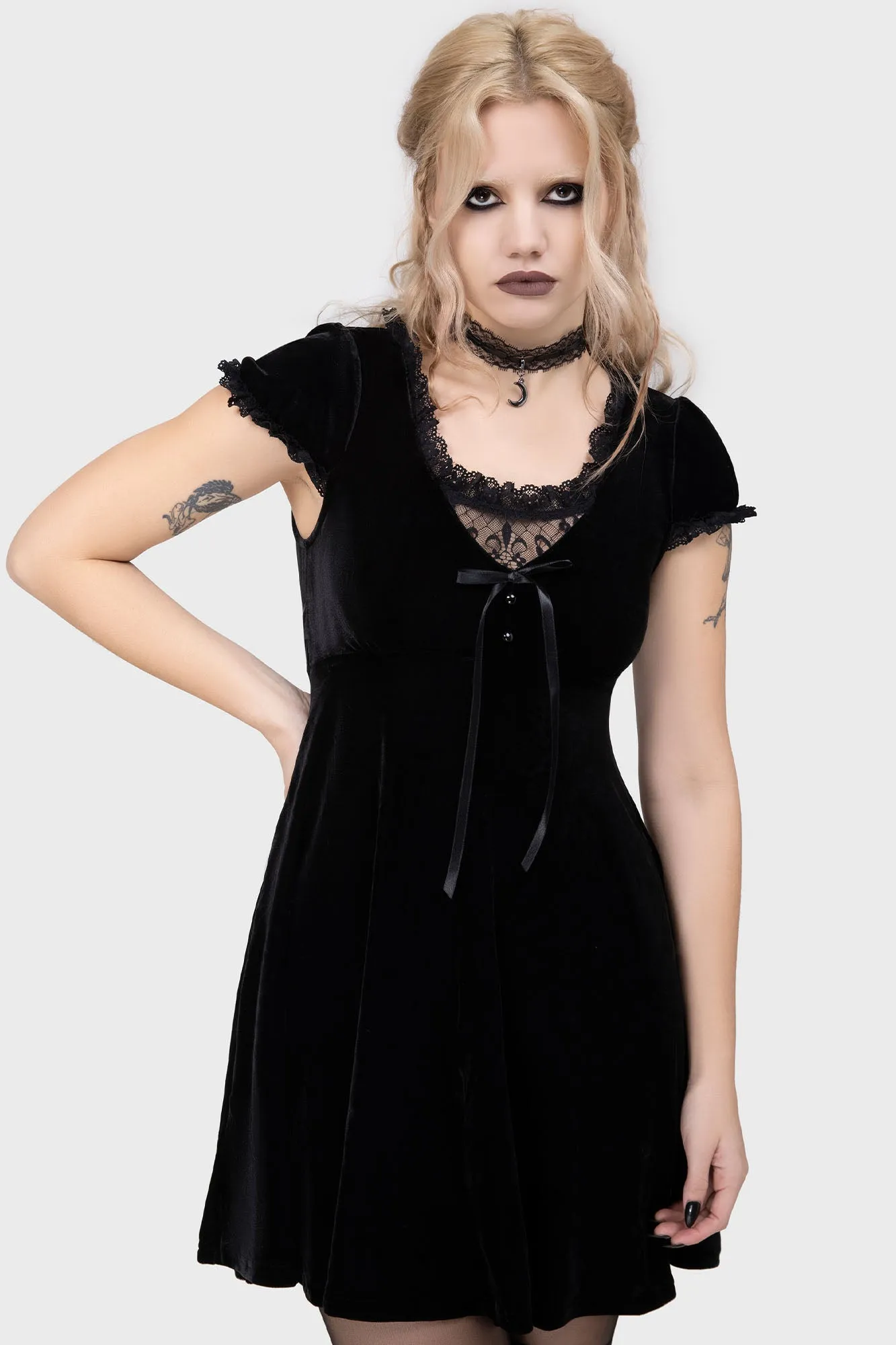 Effortless Touch Day Romance Heather Babydoll Dress [B]