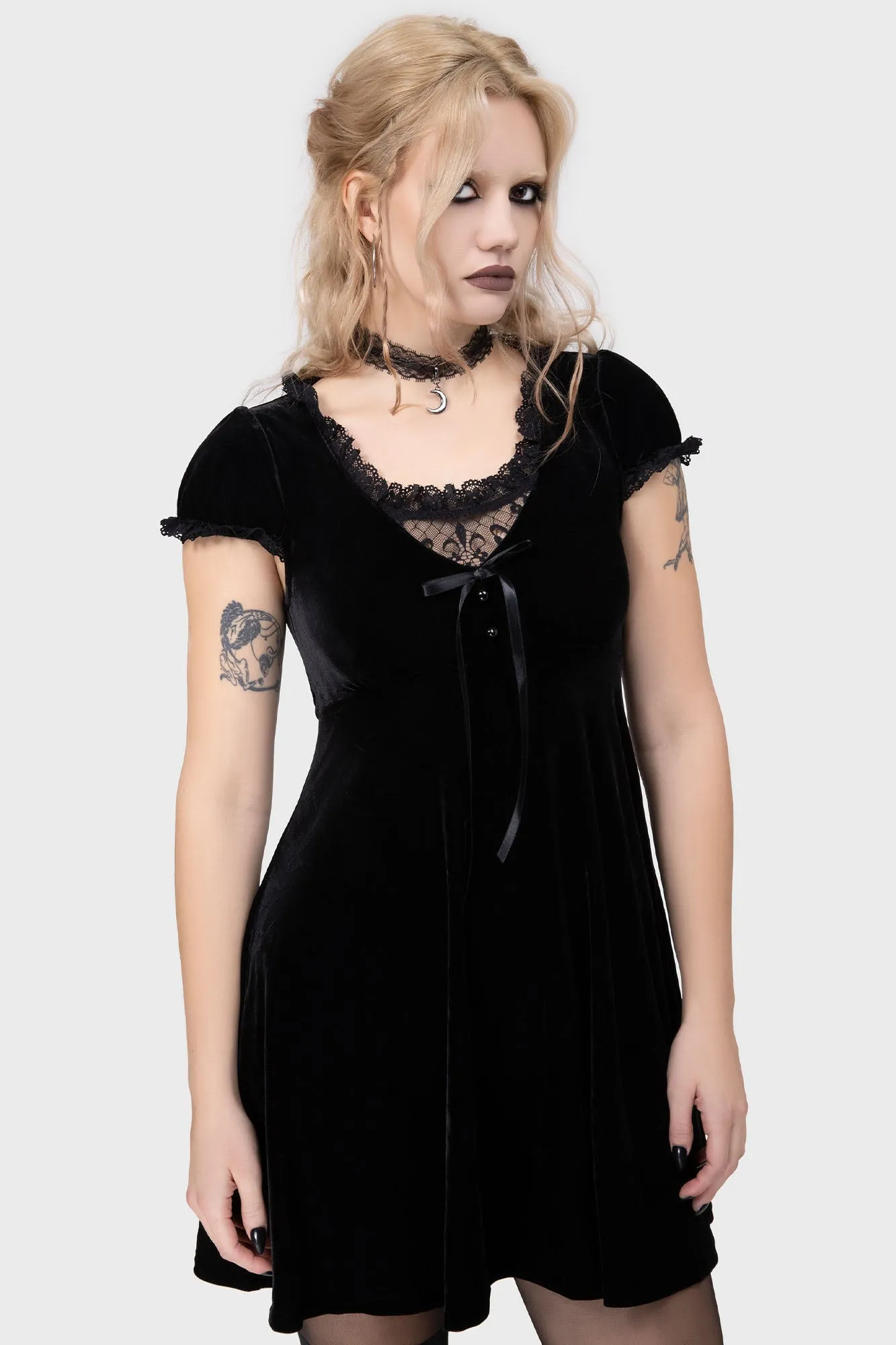 Dreamy Motion Heather Babydoll Dress [B]