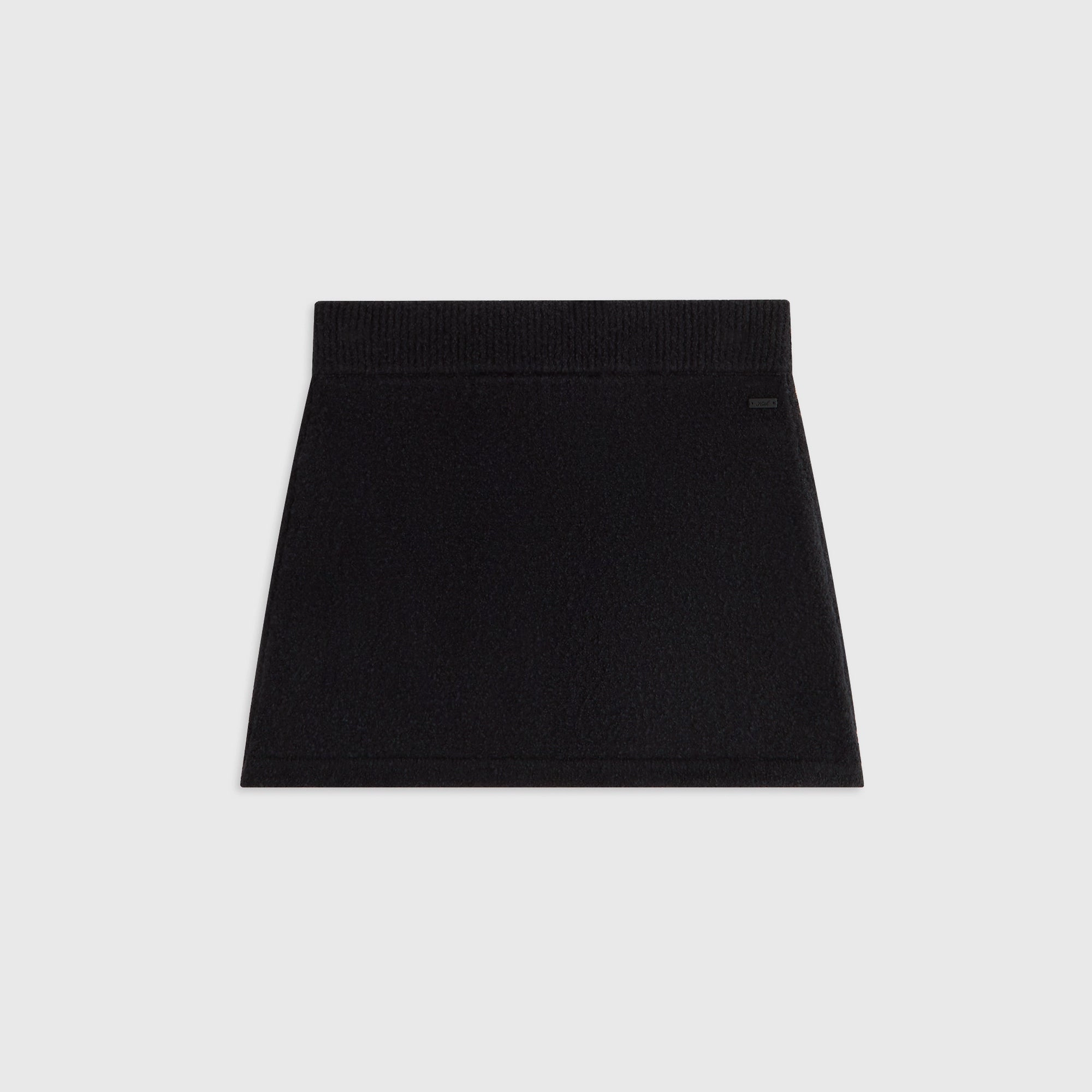 Embossed Detail Smooth Cut Kith Women Ember Mini Skort - Black