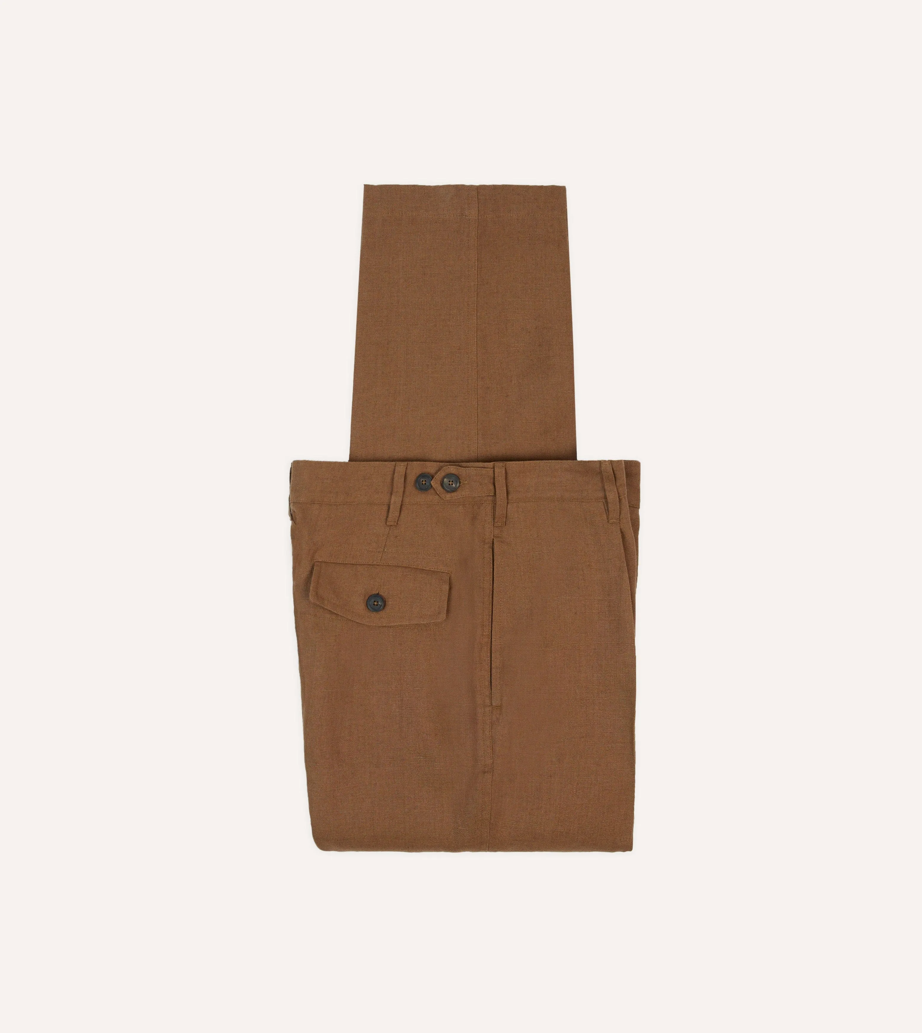 Durable Design Tobacco Antique Linen Games Trousers