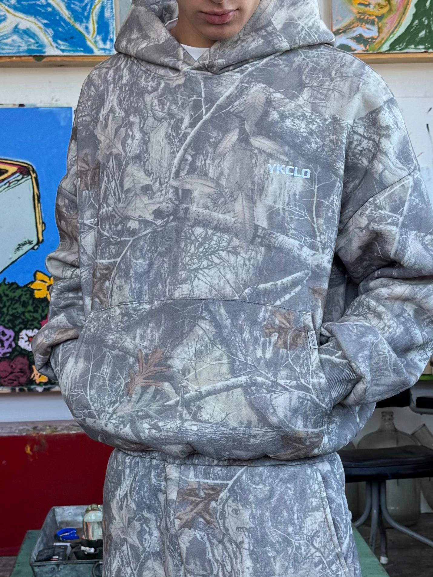 YKK Zipper Recon Hoodie | Camo