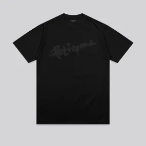 Sustainable Material Blend RELIGION APPLIQUE T-SHIRT BLACK